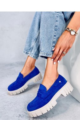 Mokasyny na platformie CHANDRA BLUE - Inello - 40