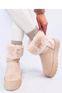 Śniegowce z futerkiem na platformie TAYNA BEIGE - Inello - 37 Śniegowce z futerkiem na platformie TAYNA BEIGE - Inello - 37