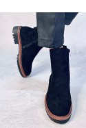 Sztyblety zamszowe FUQUA BLACK - Inello - 38