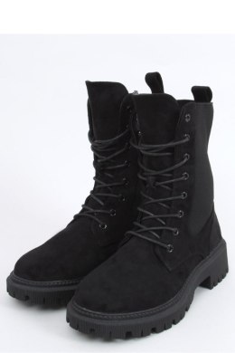 Botki militarne ze skarpetkową cholewką NEVADA BLACK - Inello - 40