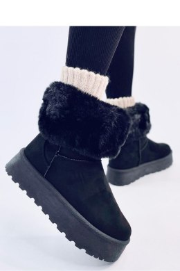 Śniegowce z futerkiem na platformie TAYNA BLACK - Inello - 36