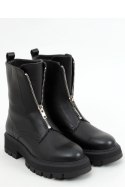 Botki militarne czarne YK15 BLACK - Inello - 40 Botki militarne czarne YK15 BLACK - Inello - 40