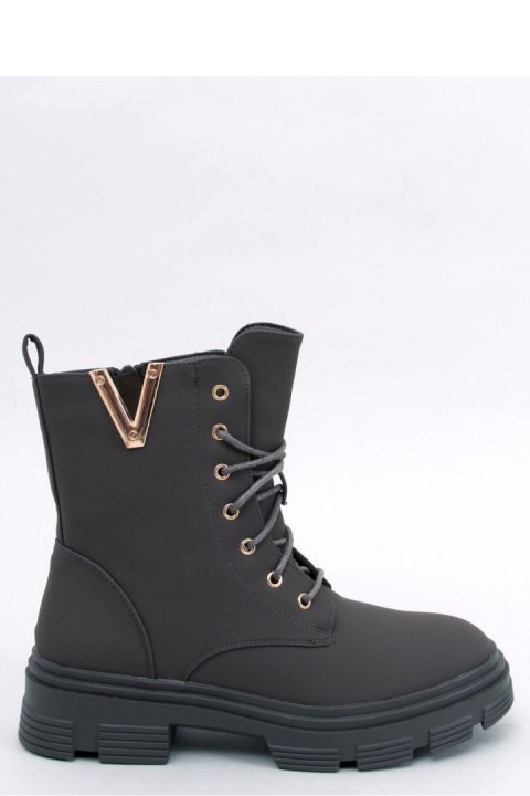Botki militarne sznurowane CLEND KHAKI - Inello - 40 Botki militarne sznurowane CLEND KHAKI - Inello - 40