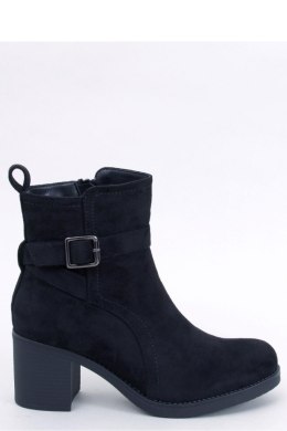 Botki na szerokim obcasie RENNIA BLACK - Inello - 39