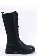 Oficerki sznurowane SPEAR BLACK - Inello - 37