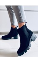 Sztyblety na obcasie RAGGA BLACK - Inello - 38 Sztyblety na obcasie RAGGA BLACK - Inello - 38