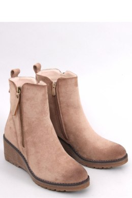 Botki na koturnie MEYER BEIGE - Inello - 40