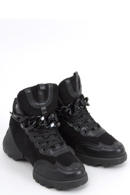 Buty sportowe z odpinanym łańcuchem PERI BLACK - Inello - 38