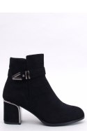 Eleganckie botki na obcasie KHALIA BLACK - Inello - 38 Eleganckie botki na obcasie KHALIA BLACK - Inello - 38