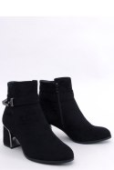 Eleganckie botki na obcasie KHALIA BLACK - Inello - 40 Eleganckie botki na obcasie KHALIA BLACK - Inello - 40
