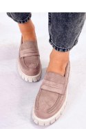 Mokasyny na platformie CHANDRA KHAKI - Inello - 38 Mokasyny na platformie CHANDRA KHAKI - Inello - 38
