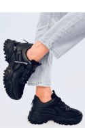 Sneakersy na koturnie BAINS BLACK - Inello - 38 Sneakersy na koturnie BAINS BLACK - Inello - 38