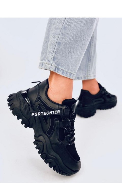 Sneakersy na koturnie BAINS BLACK - Inello - 38 Sneakersy na koturnie BAINS BLACK - Inello - 38