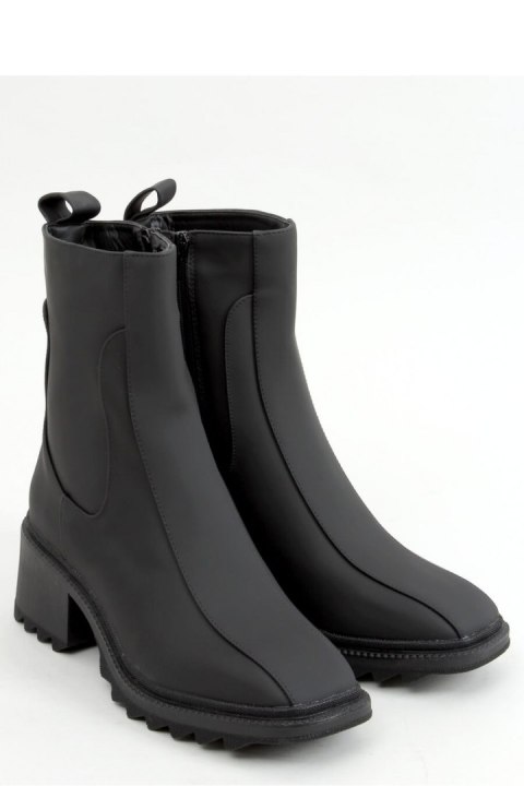 Botki damskie czarne QT33P BLACK - Inello - 40