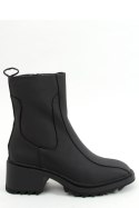 Botki damskie czarne QT33P BLACK - Inello - 40