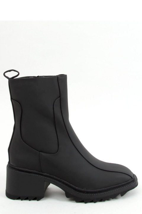 Botki damskie czarne QT33P BLACK - Inello - 40 Botki damskie czarne QT33P BLACK - Inello - 40