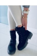 Botki sznurowane KELIS BLACK - Inello - 37 Botki sznurowane KELIS BLACK - Inello - 37