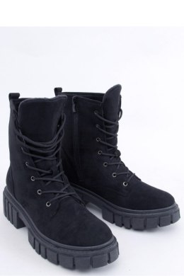 Botki sznurowane KELIS BLACK - Inello - 40