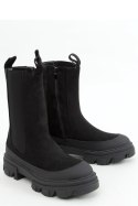 Botki sztyblety wysokie czarne RB122P BLACK - Inello - 40 Botki sztyblety wysokie czarne RB122P BLACK - Inello - 40