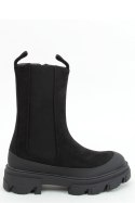 Botki sztyblety wysokie czarne RB122P BLACK - Inello - 40 Botki sztyblety wysokie czarne RB122P BLACK - Inello - 40