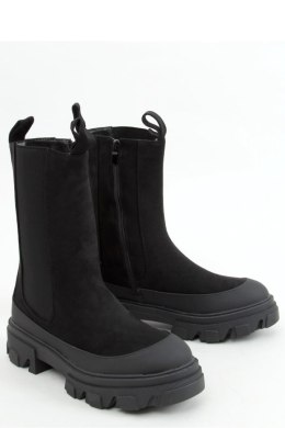 Botki sztyblety wysokie czarne RB122P BLACK - Inello - 41