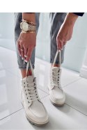 Botki traperki ocieplane GERMANO BEIGE - Inello - 38