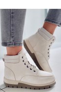 Botki traperki ocieplane GERMANO BEIGE - Inello - 38