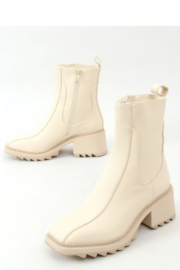 Botki damskie kremowe QT33P BEIGE - Inello - 41
