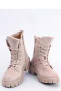 Botki sznurowane KELIS BEIGE - Inello - 40 Botki sznurowane KELIS BEIGE - Inello - 40