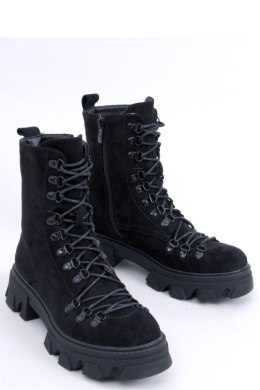 Botki sznurowane workery CONOR BLACK - Inello - 38
