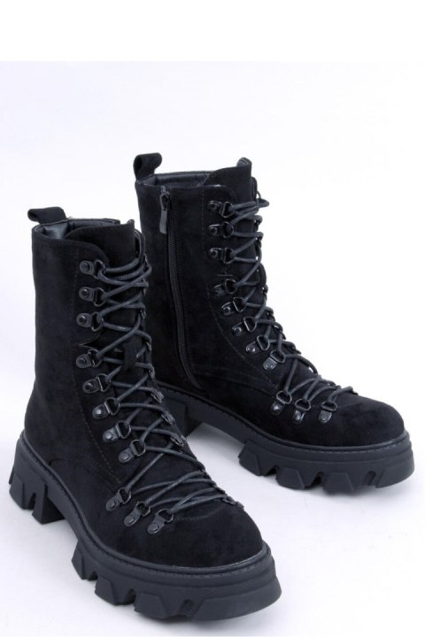 Botki sznurowane workery CONOR BLACK - Inello - 38 Botki sznurowane workery CONOR BLACK - Inello - 38