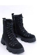 Botki sznurowane workery CONOR BLACK - Inello - 39 Botki sznurowane workery CONOR BLACK - Inello - 39