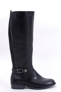 Oficerki damskie licowe JESSIE BLACK - Inello - 37