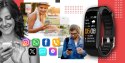 Smartband GIEWONT Fit&GO Duo GW200-1 - Black + Pasek Alert Red Smartband GIEWONT Fit&GO Duo GW200-1 - Black + Pasek Alert Red