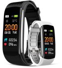 Smartband Giewont Fit&GO Duo GW200-2 - Black + Pasek Ice White Smartband Giewont Fit&GO Duo GW200-2 - Black + Pasek Ice White