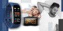 Smartband GIEWONT Fit&GO Duo GW200-6 - Black + Pasek Smart Navy Smartband GIEWONT Fit&GO Duo GW200-6 - Black + Pasek Smart Navy