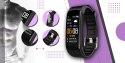 Smartband Giewont Fit&GO Duo GW200-8 - Black + Pasek Touch of Lavender Smartband Giewont Fit&GO Duo GW200-8 - Black + Pasek Touch of Lavender