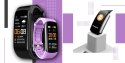 Smartband Giewont Fit&GO Duo GW200-8 - Black + Pasek Touch of Lavender Smartband Giewont Fit&GO Duo GW200-8 - Black + Pasek Touch of Lavender