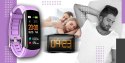 Smartband Giewont Fit&GO Duo GW200-8 - Black + Pasek Touch of Lavender Smartband Giewont Fit&GO Duo GW200-8 - Black + Pasek Touch of Lavender
