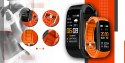 Smartband GIEWONT Fit&GO Duo GW200-9 - Black + Pasek Orange Power Smartband GIEWONT Fit&GO Duo GW200-9 - Black + Pasek Orange Power