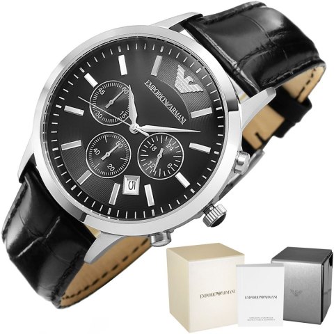 Zegarek Męski Emporio Armani Chronograf AR2447 Zegarek Męski Emporio Armani Chronograf AR2447