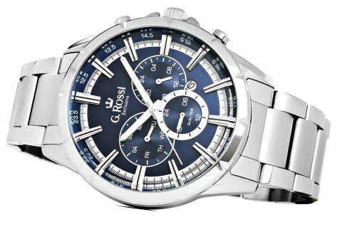 Zegarek Męski G.Rossi Dual Time E13605B-6C1 Zegarek Męski G.Rossi Dual Time E13605B-6C1