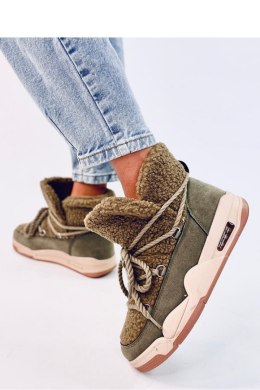 Śniegowce sneakersy ocieplane REMAL GREEN - Inello - 38