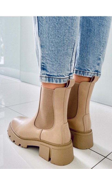 Sztyblety z wysoką cholewką RUMER KHAKI - Inello - 37 Sztyblety z wysoką cholewką RUMER KHAKI - Inello - 37