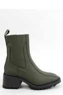 Botki damskie zielone QT33P GREEN - Inello - 37 Botki damskie zielone QT33P GREEN - Inello - 37