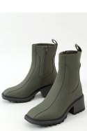 Botki damskie zielone QT33P GREEN - Inello - 38 Botki damskie zielone QT33P GREEN - Inello - 38