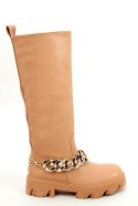 Oficerki z łańcuszkiem JULY CAMEL - Inello - 37 Oficerki z łańcuszkiem JULY CAMEL - Inello - 37