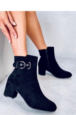 Botki na niskim obcasie LANNE BLACK - Inello - 39