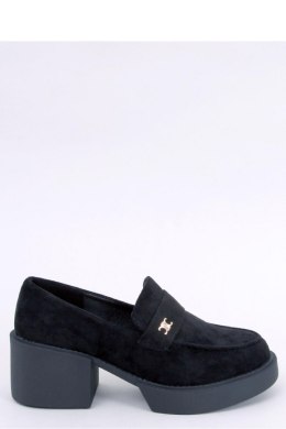 Mokasyny na obcasie CONIFF BLACK - Inello - 40