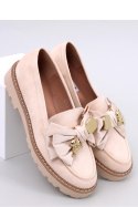 Mokasyny z ozdobnym misiem PENNSY BEIGE - Inello - 39